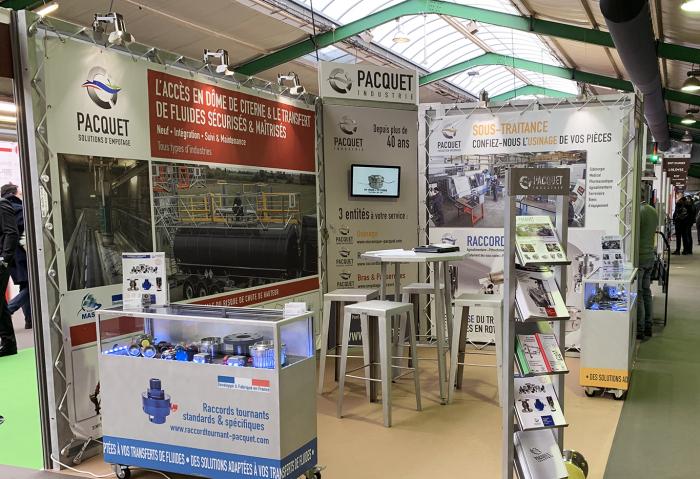Rotary union, Pacquet, trade show in France 