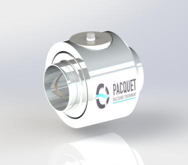 TP1100 SMS weld-on rotary union, food, Pacquet, France
