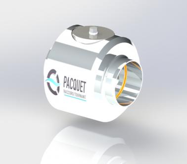TP1100 SMS weld-on rotary union, food, Pacquet, France