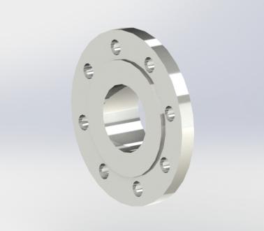 Weld-neck flange, rotary union, Pacquet