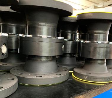 4'' rotary union with anti-corrosion coating for bitumen application, Pacquet