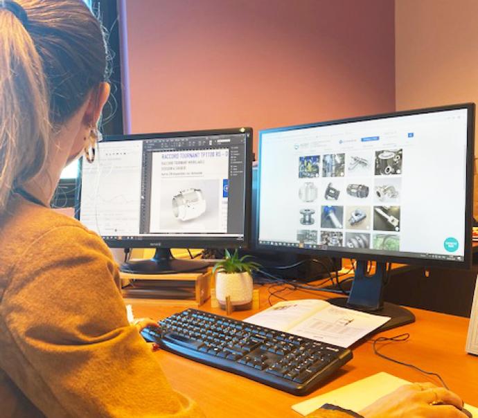Draaikoppelingen, nieuwe communicatiestijl van Pacquet