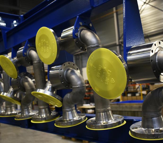Custom articulations, Pacquet, rotary union, chemical sector